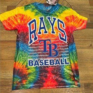 Stitches Tampa Bay Rays NWT Tie Dye shirt